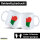 Kaffeetasse Madagaskar Flagge Herz 330ml