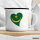 Emaille Tasse Mauretanien Flagge Herz 300ml Vintage Emaille Becher