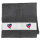 Handtuch Namibia Flagge Herz 50x100cm