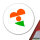 Aufkleber Niger Flagge Herz 10cm Sticker