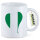 Kaffeetasse Nigeria Flagge Herz 330ml
