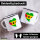 Emaille Tasse Sao Tome und Principe Flagge Herz 300ml Vintage Emaille Becher