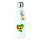 Edelstahl-Trinkflasche Sao Tome und Principe Flagge Herz 500ml Wasserflasche