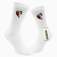 Socken Swasiland Flagge Herz Gr&ouml;&szlig;e...