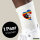 Socken Swasiland Flagge Herz Größe 37/46 White Motiv Tennissocken