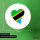 Aufkleber Tansania Flagge Herz 10cm Sticker