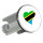 Waschbeckenstöpsel Tansania Flagge Herz 4cm Abflussstopfen