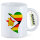 Kaffeetasse Simbabwe Flagge Herz 330ml