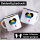 Emaille Tasse Antigua und Barbuda Flagge Herz 300ml Vintage Emaille Becher