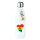 Edelstahl-Trinkflasche Bolivien Flagge Herz 500ml Wasserflasche