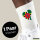 Socken Dominica Flagge Herz Größe 37/46 White Motiv Tennissocken