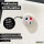 Magnet Dominikanische Republik Flagge Herz 59mm Kühlschrankmagnet Flaschenöffner