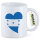 Kaffeetasse Honduras Flagge Herz 330ml