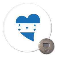 Magnet Honduras Flagge Herz 59mm...
