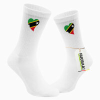 Socken St. Kitts und Nevis Flagge Herz Größe...