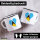 Emaille Tasse St. Lucia Flagge Herz 300ml Vintage Emaille Becher