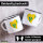 Emaille Tasse St. Vincent und die Grenadinen Flagge Herz 300ml Vintage Emaille Becher