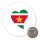 Magnet Surinam Flagge Herz 59mm Kühlschrankmagnet Flaschenöffner