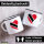 Emaille Tasse Trinidad und Tobago Flagge Herz 300ml Vintage Emaille Becher