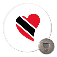 Magnet Trinidad und Tobago Flagge Herz 59mm...