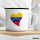 Emaille Tasse Venezuela Flagge Herz 300ml Vintage Emaille Becher