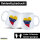 Kaffeetasse Venezuela Flagge Herz 330ml