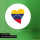 Aufkleber Venezuela Flagge Herz 10cm Sticker
