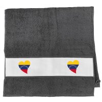 Handtuch Venezuela Flagge Herz 50x100cm