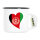 Emaille Tasse Afghanistan Flagge Herz 300ml Vintage Emaille Becher