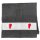 Handtuch Bahrain Flagge Herz 50x100cm