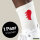Socken Bahrain Flagge Herz Größe 37/46 White Motiv Tennissocken