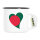 Emaille Tasse Bangladesch Flagge Herz 300ml Vintage Emaille Becher