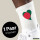 Socken Bangladesch Flagge Herz Größe 37/46 White Motiv Tennissocken