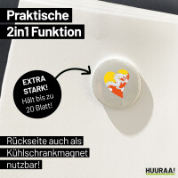 Magnet Bhutan Flagge Herz 59mm Kühlschrankmagnet Flaschenöffner