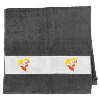 Handtuch Bhutan Flagge Herz 50x100cm