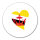 Aufkleber Brunei Flagge Herz 10cm Sticker