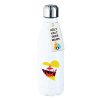 Edelstahl-Trinkflasche Brunei Flagge Herz 500ml...