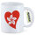 Kaffeetasse Hongkong Flagge Herz 330ml