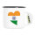 Emaille Tasse Indien Flagge Herz 300ml Vintage Emaille Becher