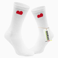 Socken Indonesien Flagge Herz Gr&ouml;&szlig;e...