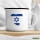 Emaille Tasse Israel Flagge Herz 300ml Vintage Emaille Becher