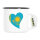 Emaille Tasse Kasachstan Flagge Herz 300ml Vintage Emaille Becher