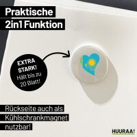 Magnet Kasachstan Flagge Herz 59mm...