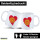 Kaffeetasse Kirgisistan Flagge Herz 330ml