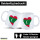 Kaffeetasse Malediven Flagge Herz 330ml