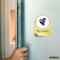 Magnet Falklandinseln Flagge Herz 59mm...