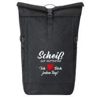 Kurierrucksack Scheiß auf Muttertag liebe dich...