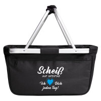 Einkaufskorb faltbar Scheiß auf Vatertag liebe dich...