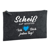 Kulturbeutel Scheiß auf Vatertag liebe dich jeden...