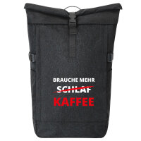 Kurierrucksack Brauche mehr Schlaf Kaffee 30-44 Liter...